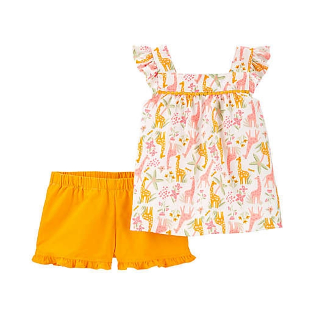 NWT Carter's Giraffe 2 Piece Outfit